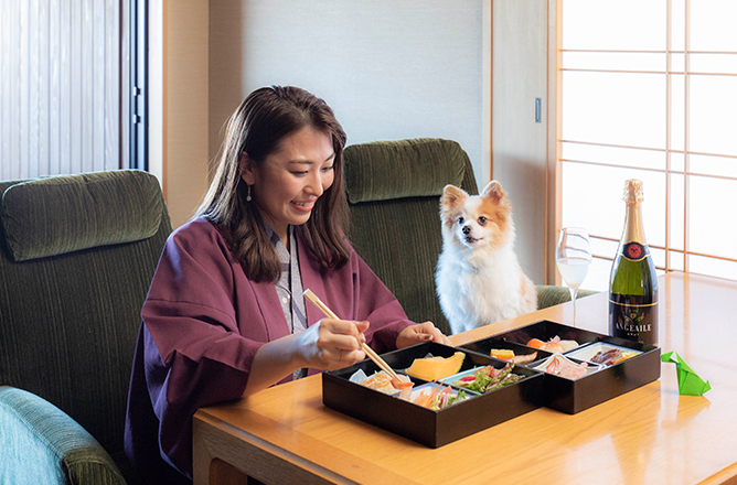 ペア朝食券＋愛犬宿泊ご招待券